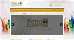 Desktop Screenshot of petradigitalpress.com