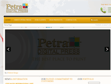 Tablet Screenshot of petradigitalpress.com